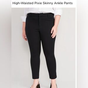 Old Navy high-waisted skinny pixie pants size 22